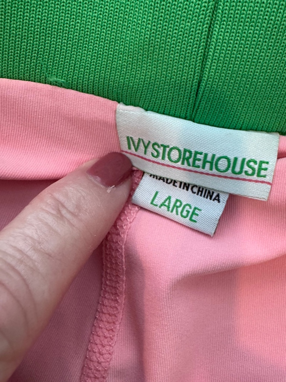 The IVY STOREHOUSE Women’s Apple Green pleated Skort Skirt Size Large - Picture 6 of 9